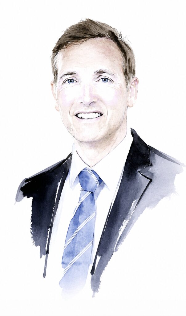 Retrato de Thibault de Saint Vincent, presidente de BARNES
